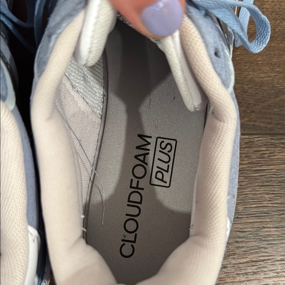 adidas Blue and Silver Athletic Shoes - Picture 5 of 8